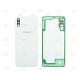 Vitre arrière pour Samsung Galaxy A70 A705F avec objectif blanc OEM