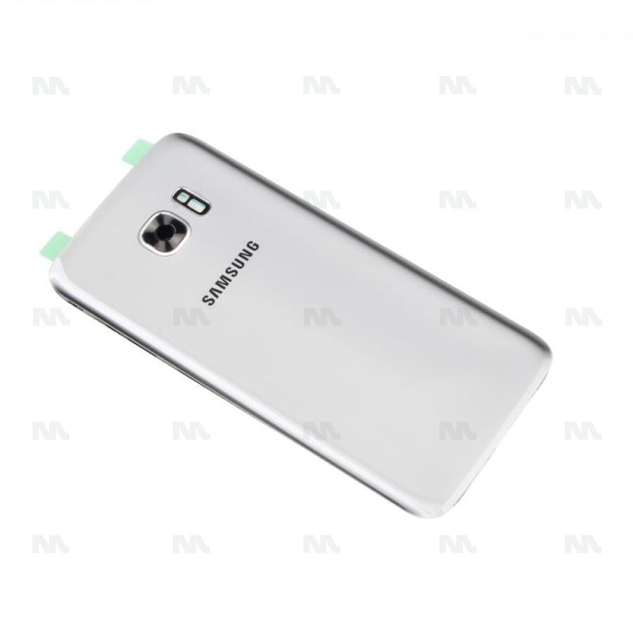 Vitre arrière pour Samsung Galaxy S7 Edge G935F avec lentille argentée OEM