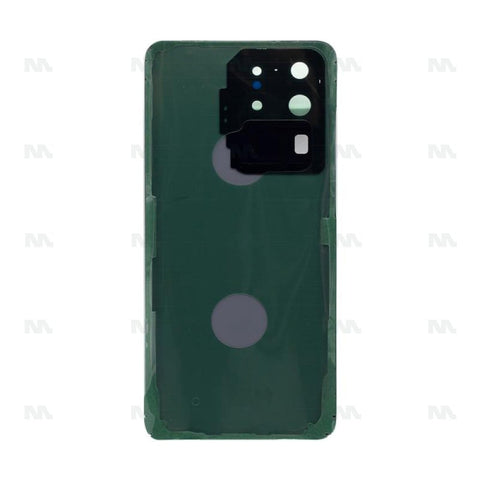 Vitre arrière pour Samsung Galaxy S20 Ultra G988B avec objectif, blanc nuage, OEM