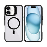 Étui Rixus Classic 03 avec MagSafe pour Apple iPhone 16 Noir