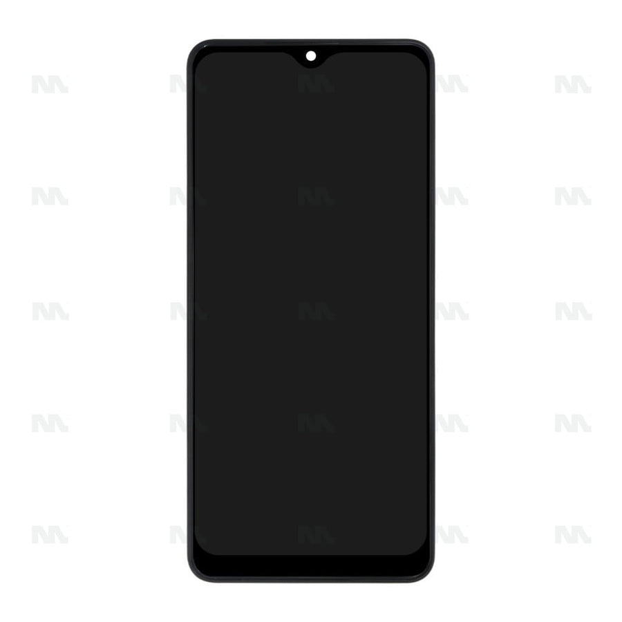 Chassis + Ecran Officiel Service Pack + Vitre pour Samsung Galaxy A12s A127F - Noir