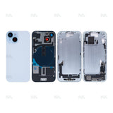 Boîtier pour Apple iPhone 15 avec petites pièces – Bleu – OEM