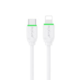 Câble USB-C vers Lightning à chargement rapide Rixus RXUC18L blanc