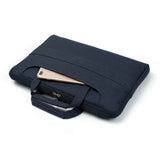 Housse pour ordinateur portable avec bandoulière 13, 14,2 pouces Bleu marine