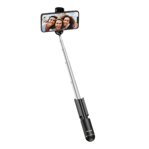 Perche à selfie mini intégrée Rixus RXSF30B Bluetooth Noir