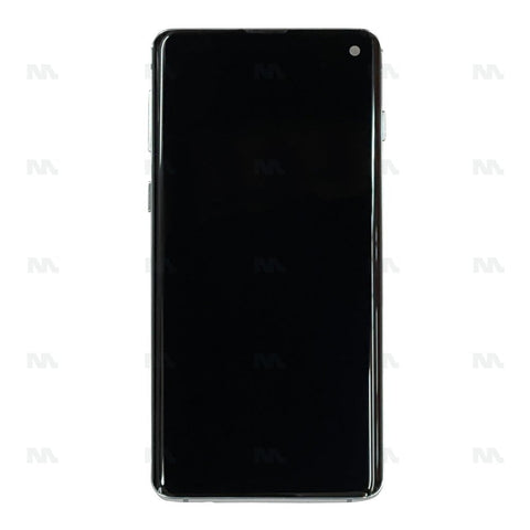 Chassis + Ecran OLED + Vitre pour Samsung Galaxy S10 G973F - Prism White