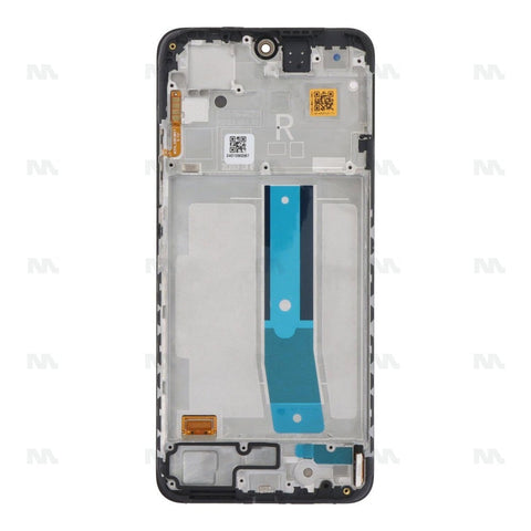 Chassis + Ecran Original OEM + Vitre pour Xiaomi Redmi Note 12S (2303CRA44A) - Onyx Black