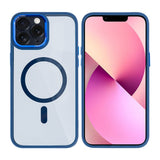 Étui Rixus Classic 04 avec MagSafe pour Apple iPhone 11 Pro Max bleu foncé