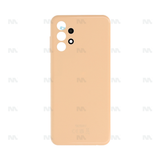 Vitre arrière pour Samsung Galaxy A13 A135F avec lentille Peach OEM