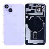 Vitre Arrière avec NFC, cadre de caméra agrandi pour Apple iPhone 14 Plus – Violet – Reconditionné