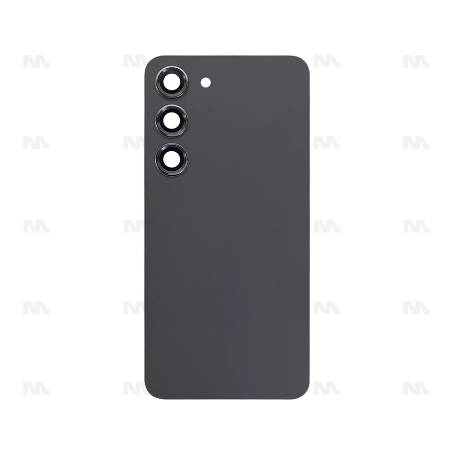 Vitre arrière pour Samsung Galaxy S23 S911B avec objectif Phantom Black OEM