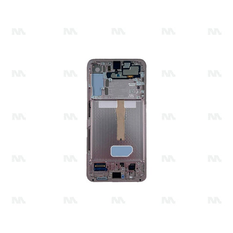 Chassis + Ecran Officiel Service Pack + Vitre pour Samsung Galaxy S22 Plus S906B - Pink Gold