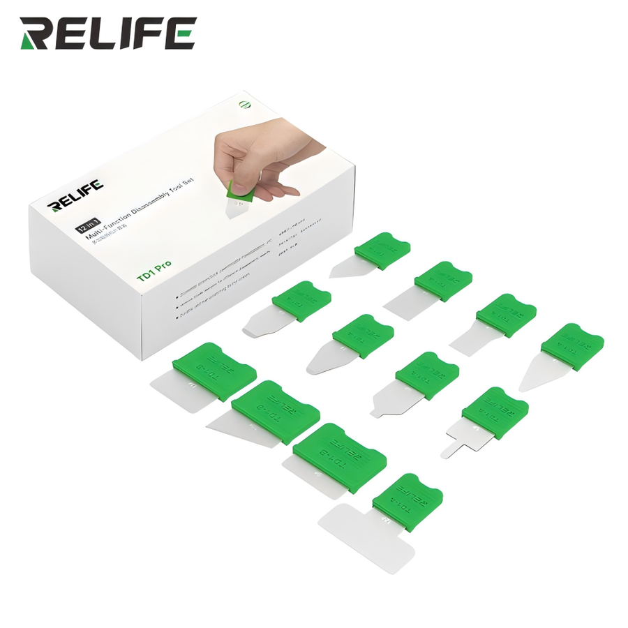 Ensemble de 12 lames de démontage RELIFE TD1 Pro