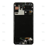 Chassis + Ecran Officiel Service Pack + Vitre pour Samsung Galaxy A30s A307F - Noir