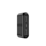 Batterie externe solaire Rixus RXPB45 10 000 mAh noire