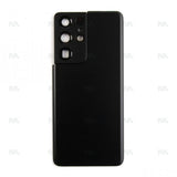 Vitre arrière Samsung Galaxy S21 Ultra G998B avec objectif Phantom Black Original