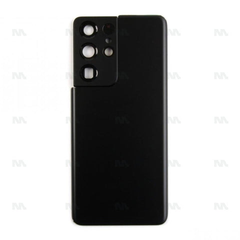 Vitre arrière Samsung Galaxy S21 Ultra G998B avec objectif Phantom Black Original