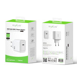 Adaptateur secteur USB-C Rixus RXHC33 GaN 33 W blanc