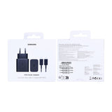 Chargeur Ultra Rapide 45W Samsung EP-T4511XBEGEU avec Câble USB-C vers USB-C 180cm Original - Noir