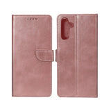 Etui livre pour Samsung Galaxy S24, S25 Rose