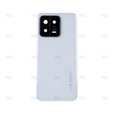Vitre arrière pour Xiaomi 13 avec objectif blanc OEM