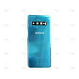Vitre arrière pour Samsung Galaxy S10 G973F avec prisme objectif vert OEM