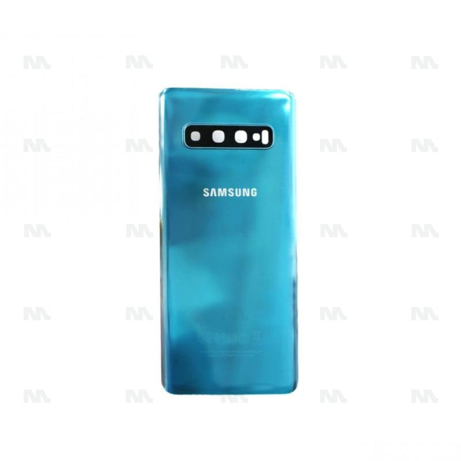 Vitre arrière pour Samsung Galaxy S10 G973F avec prisme objectif vert OEM