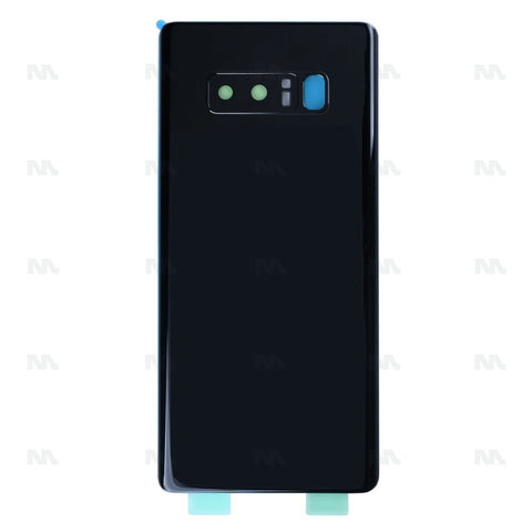 Vitre arrière pour Samsung Galaxy Note 8 N950F avec objectif - Noir nuit - OEM