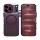 Coque Rixus Aero Shield Compatible MagSafe pour Apple iPhone 17 Pro, 18 Pro - Bordeaux