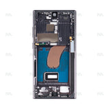 Cadre central pour Samsung Galaxy S23 Ultra S918B – Phantom Black – OEM