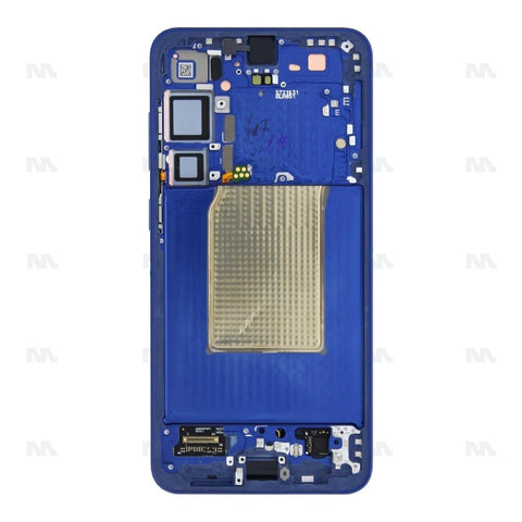 Chassis + Ecran Officiel Service Pack + Vitre pour Samsung Galaxy S25 Plus S936B - Bleu Marine