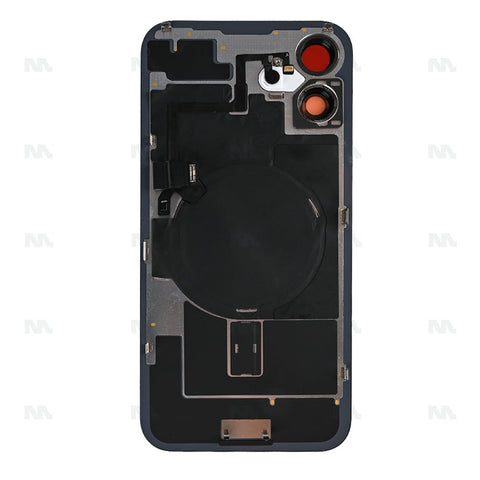 Vitre Arrière avec NFC Grand Trou Compatible pour Apple iPhone 16 - Rose