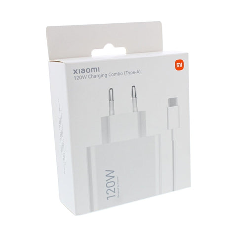 Adaptateur secteur Xiaomi Câble USB-A vers USB-C 100 cm 120 W Blanc MDY-13-EE
