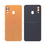 Vitre arrière pour Samsung Galaxy A40 A405F avec objectif corail OEM