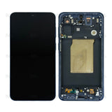 Écran complet sur châssis Pré-assemblé pour Samsung Galaxy A57 A576B - Bleu Marine