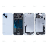 Boîtier avec petites pièces pour Apple iPhone 15 Plus - Bleu - OEM