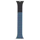 Bracelet magnétique en silicone Rixus pour Apple Watch 42 mm, 44 mm, 45 mm, 49 mm Bleu et Midnight