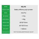 Testeur pop-up d'efficacité des batteries Relife XA2 Pro