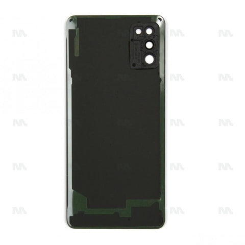 Vitre arrière pour Samsung Galaxy A41 A415F avec prisme pour objectif, noir, OEM