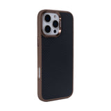 Coque Mag Carbon avec MagSafe pour Apple iPhone 16 Pro - Marron