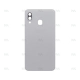 Vitre arrière pour Samsung Galaxy A40 A405F avec objectif blanc OEM