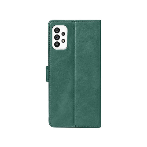 Rixus Bookcase pour Samsung Galaxy A33 5G Vert foncé