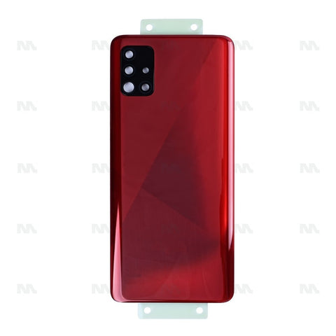 Vitre arrière pour Samsung Galaxy A51 4G A515F avec objectif rouge OEM