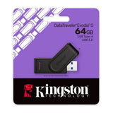 Clé USB 3.2 USB-A 64Go Kingston DataTraveler Exodia S - Noir