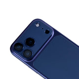 Protection ultra transparente pour appareil photo Rixus pour Apple iPhone 17 Pro Max bleu foncé