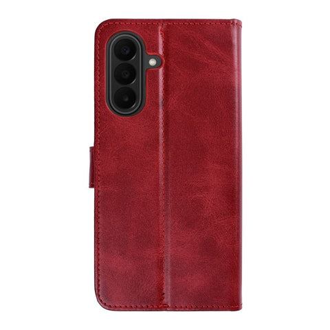 Étui Portefeuille Rixus pour Samsung Galaxy A27 - Rouge Foncé