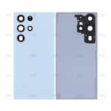 Vitre arrière pour Samsung Galaxy S23 Ultra S918B avec objectif bleu ciel OEM