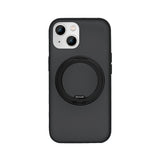 Coque Rixus SnapGrip 360 avec Anneau Support pour Apple iPhone 15 - Noir
