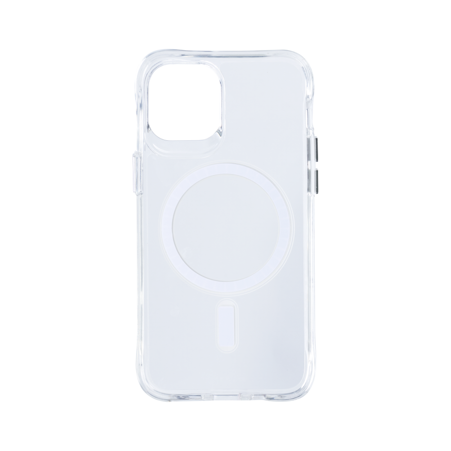 Étui antichoc Rixus en TPU avec MagSafe pour Apple iPhone 12 Pro Max transparent