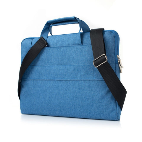 Housse pour ordinateur portable avec bandoulière 13, 14,2 pouces Bleu denim